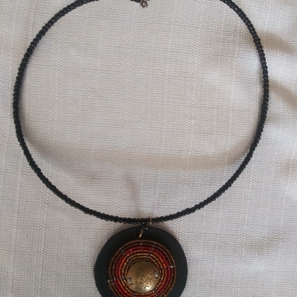 African Handmade Necklace - Picture 4 of 7